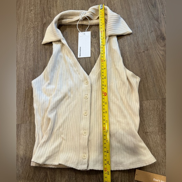 NWT Reformation Bryleigh Knit Top - Picture 4 of 7
